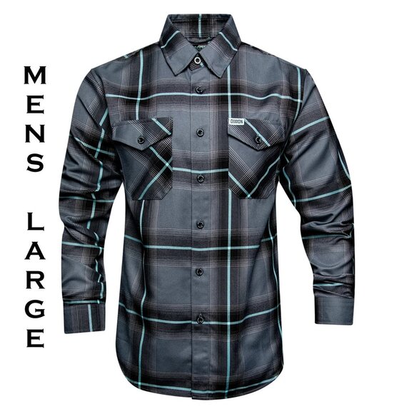 DIXXON FLANNEL - POWERLINE Flannel Shirt - Men's Large - Picture 1 of 10